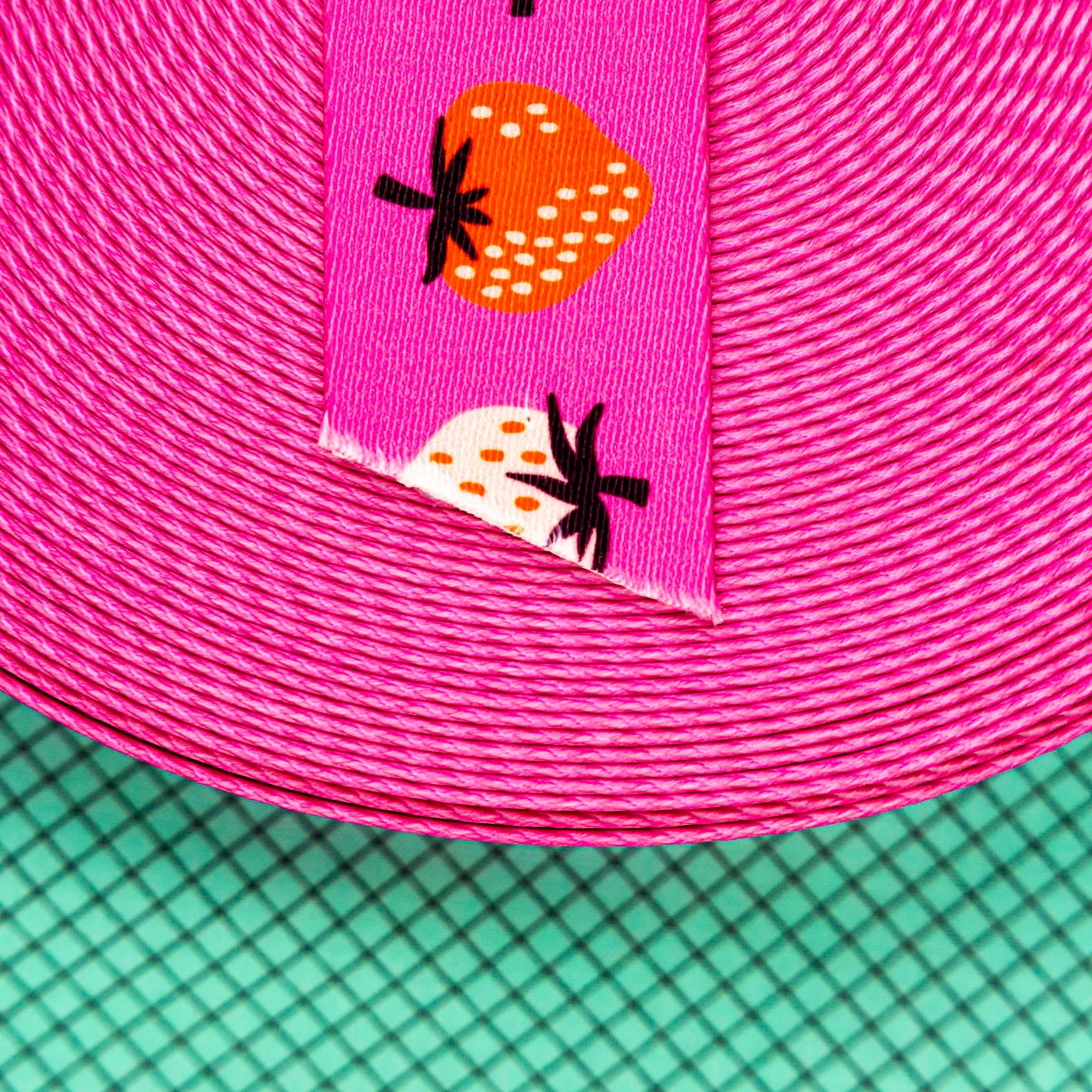 1.5" Strawberry Webbing by Kimberly Kight