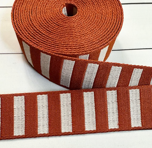 1 1/2" Wide Bold Stripe Webbing