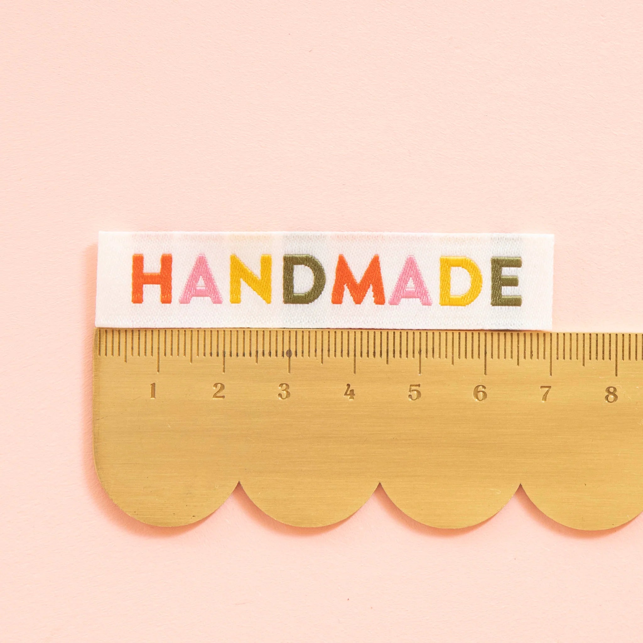 Handmade Woven Sewing Labels - Earth Tones