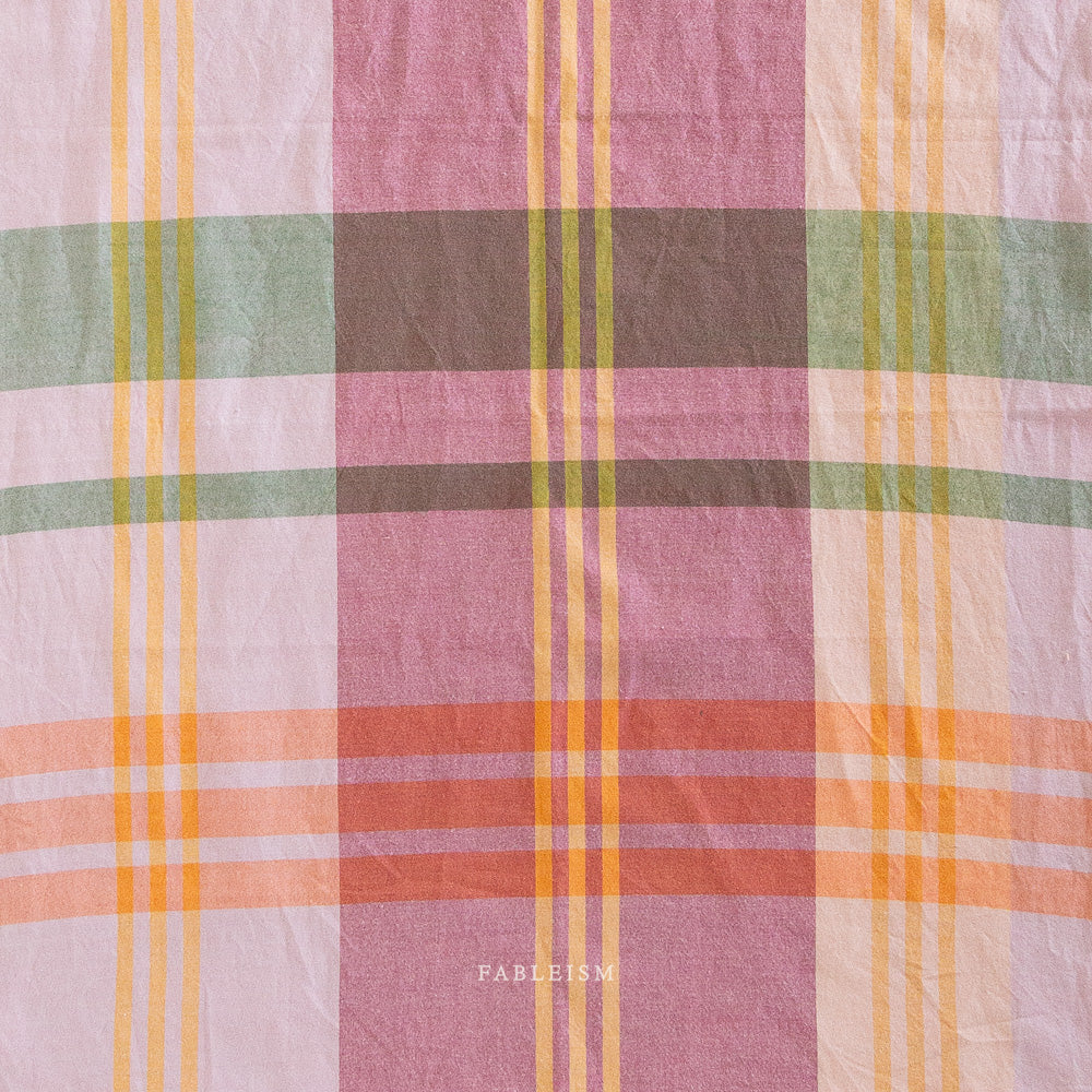 Lumiere: House Dress in Amaranth Fields
