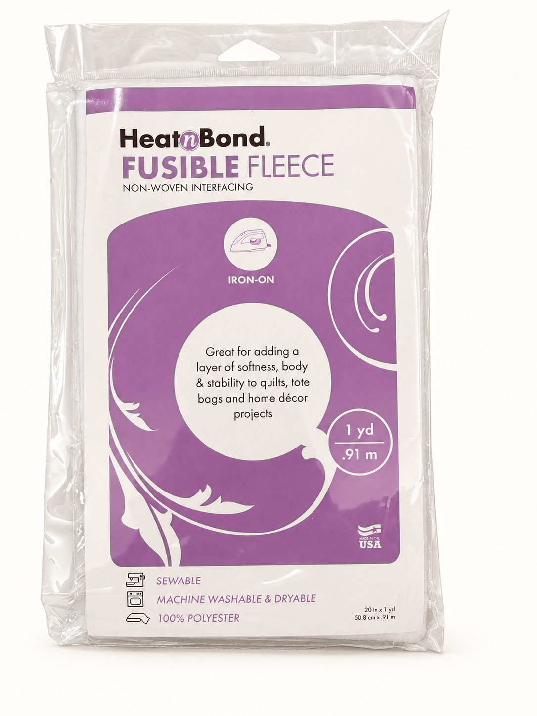 Heat N Bond Fusible Fleece 20" x 1yd
