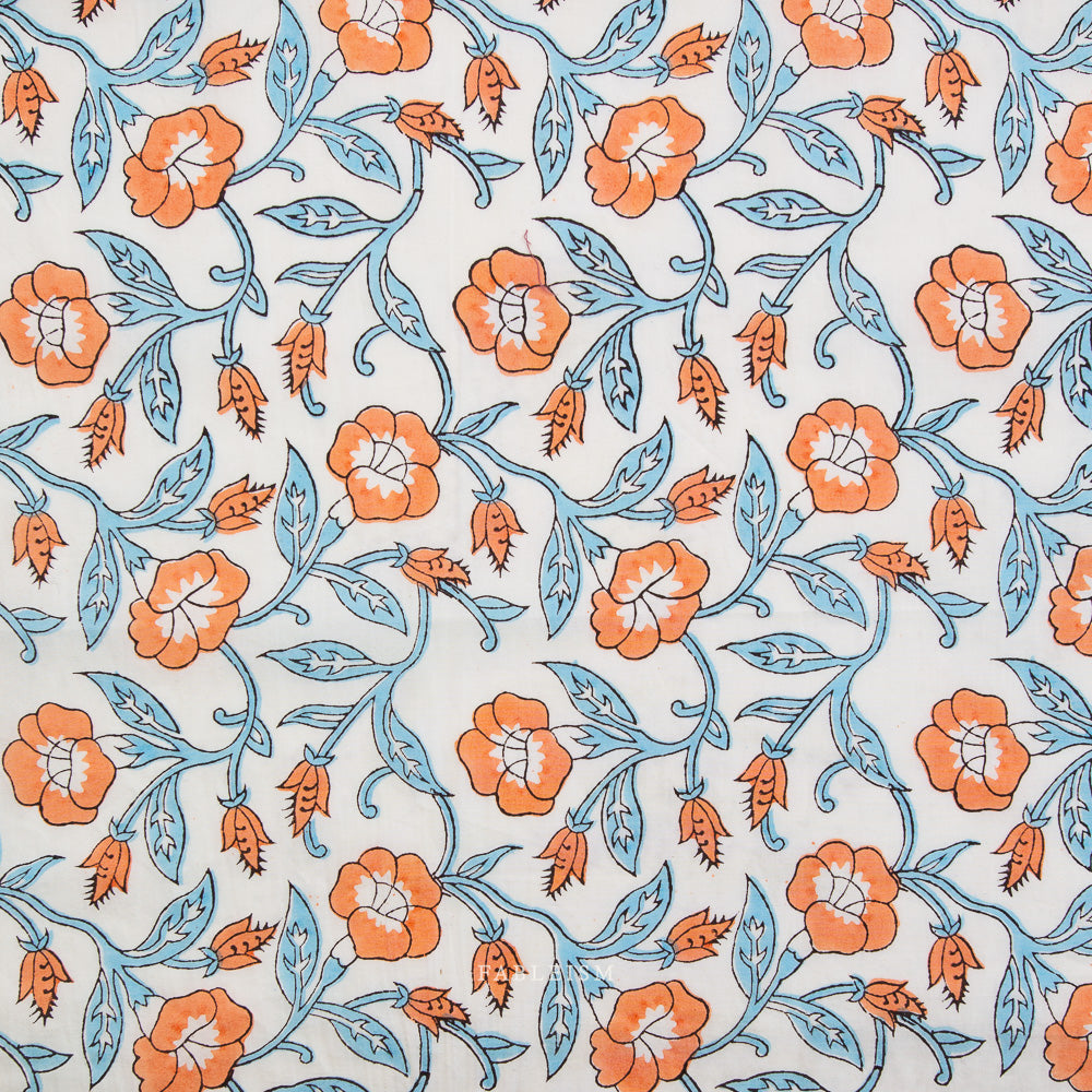 Indian Block Prints Cottage: Trumpet Vines in Winter