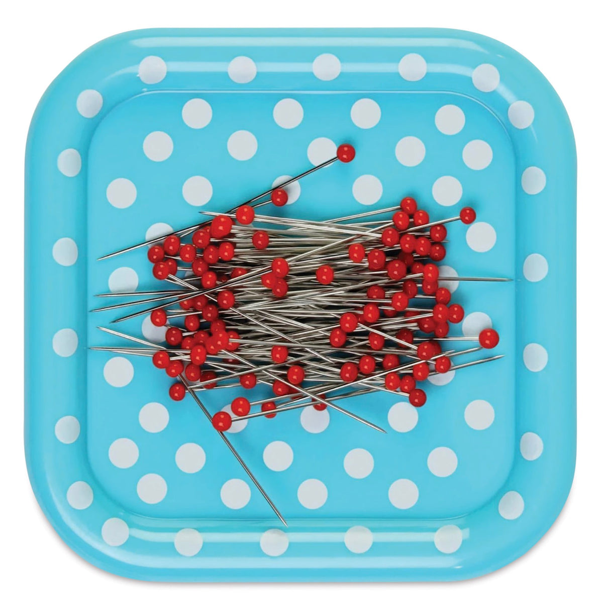 Prym Love Magnetic Pin Cushion Dish - Square with Pins