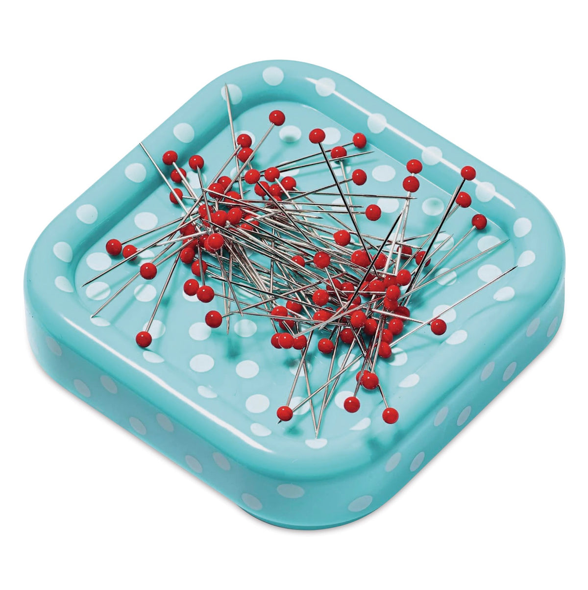 Prym Love Magnetic Pin Cushion Dish - Square with Pins