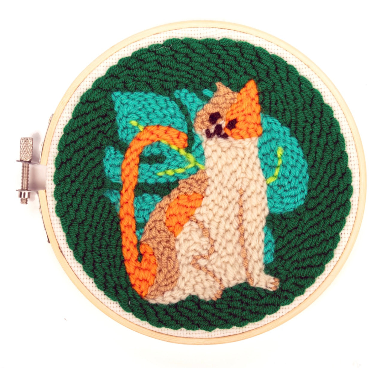 Cat Punch Needle Kit