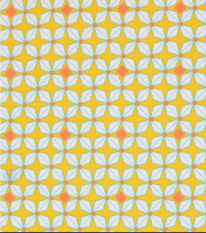 Oil Cloth Fat Quarters: Helium Yellow