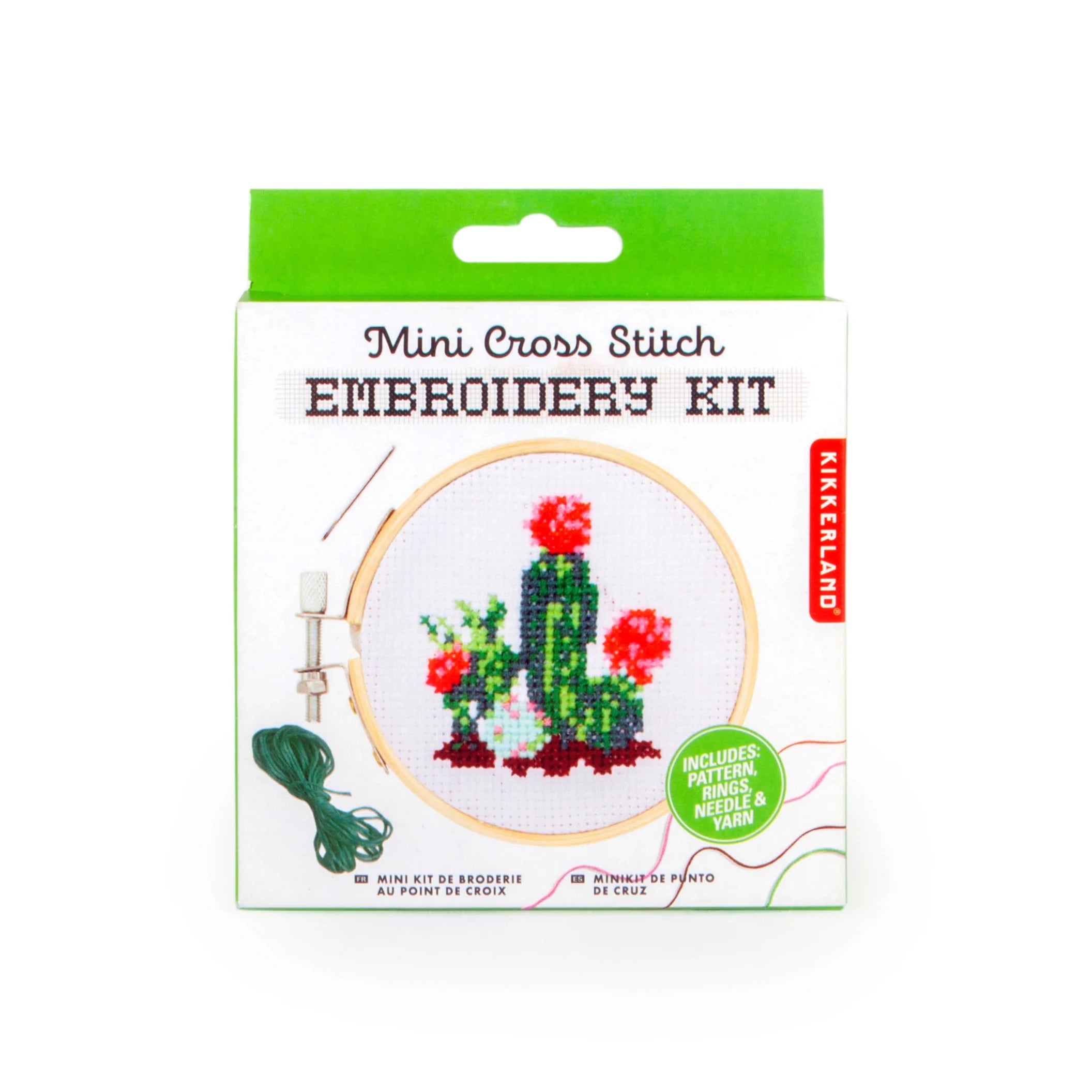 Cactus Mini Cross Stitch Embroidery Kit