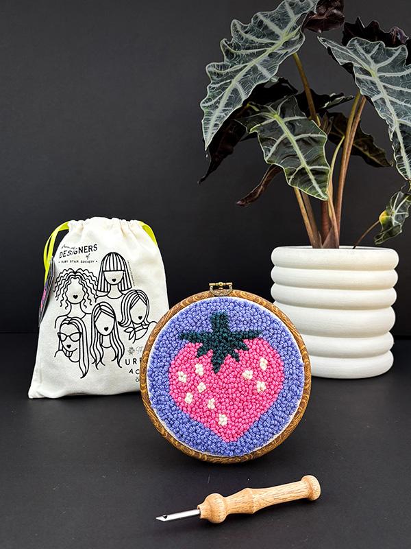 Strawberry Punch Needle Kit
