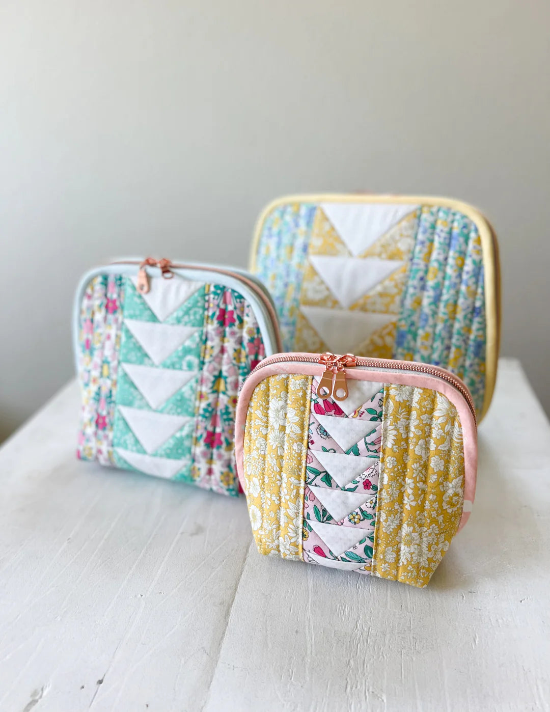 Flying Geese Pouch Trio PDF Download Pattern