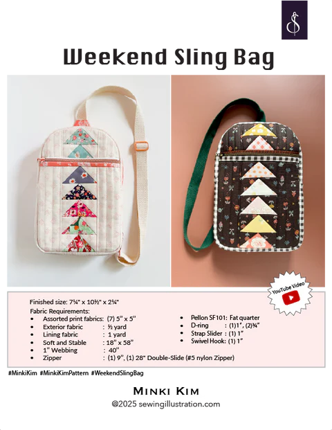 Sun Patch Crossbody Bag Paper Pattern