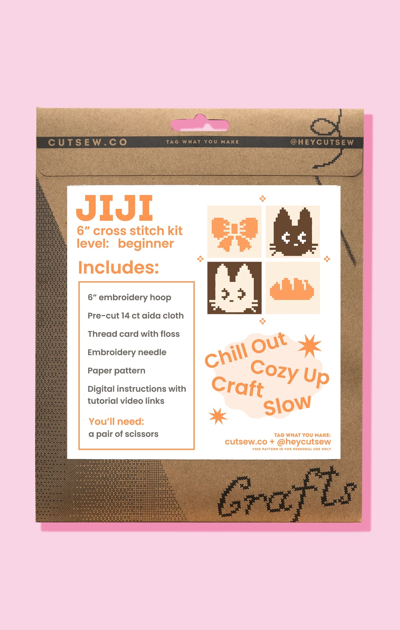 CRA/FTS // JIJI CROSS STITCH KIT