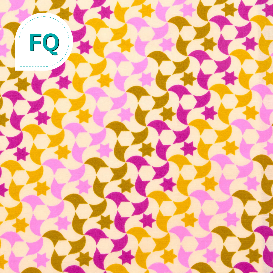 Zellige Pink Cotton Fat Quarter