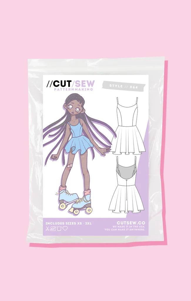064 Skater Dress Cut/Sew COSPLAY Sewing Pattern