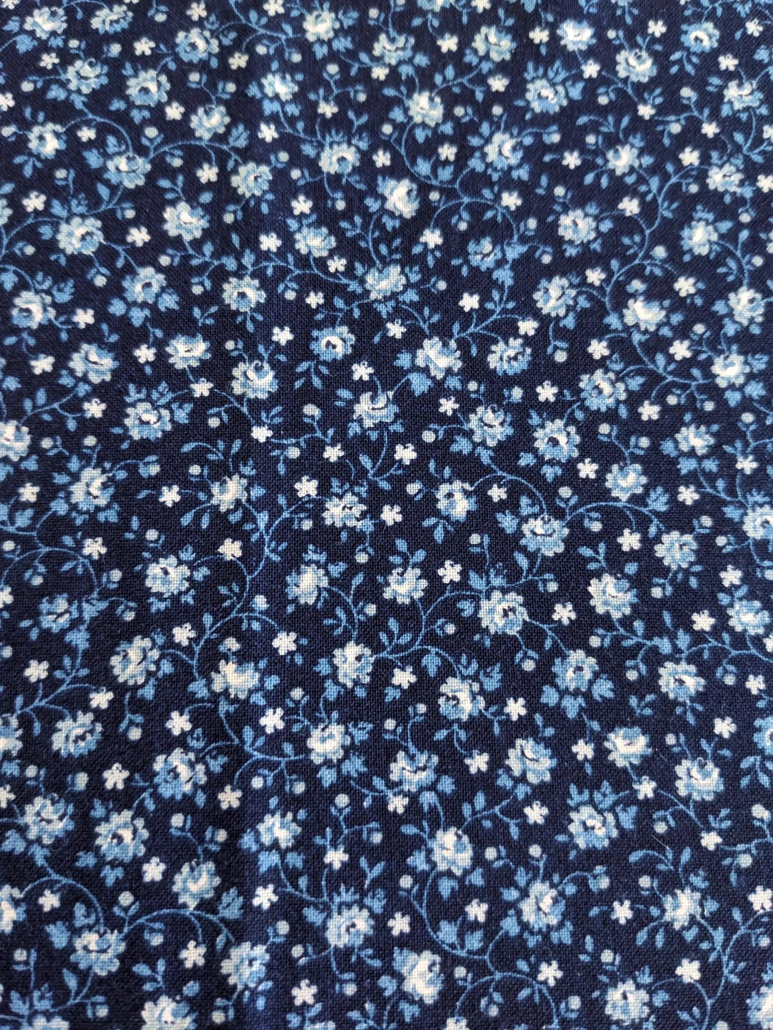 Sevenberry: Petite Garden Blues Flowers in Navy