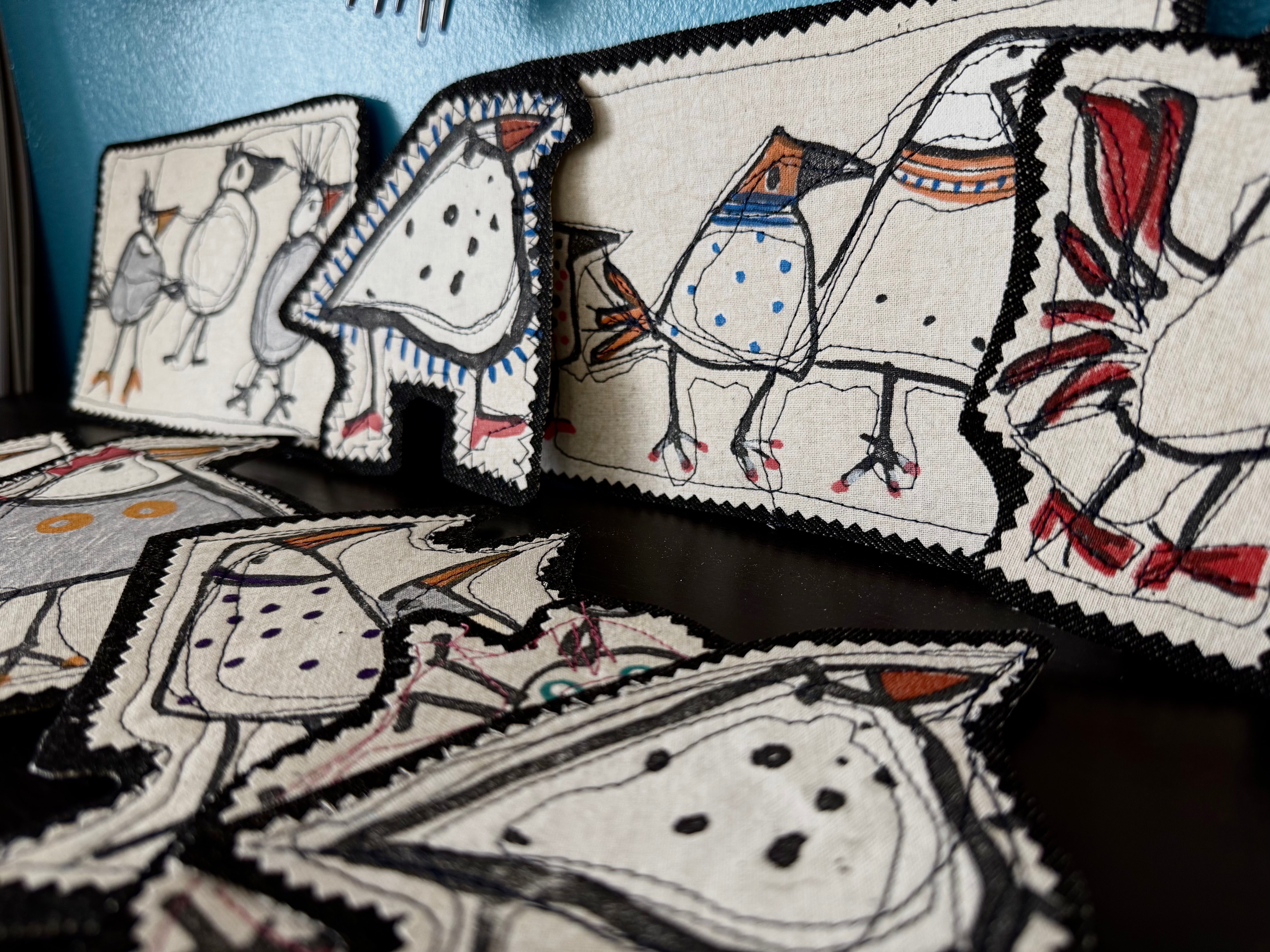 Sandy Garcia: Bird Iron-On Embroidered Patch