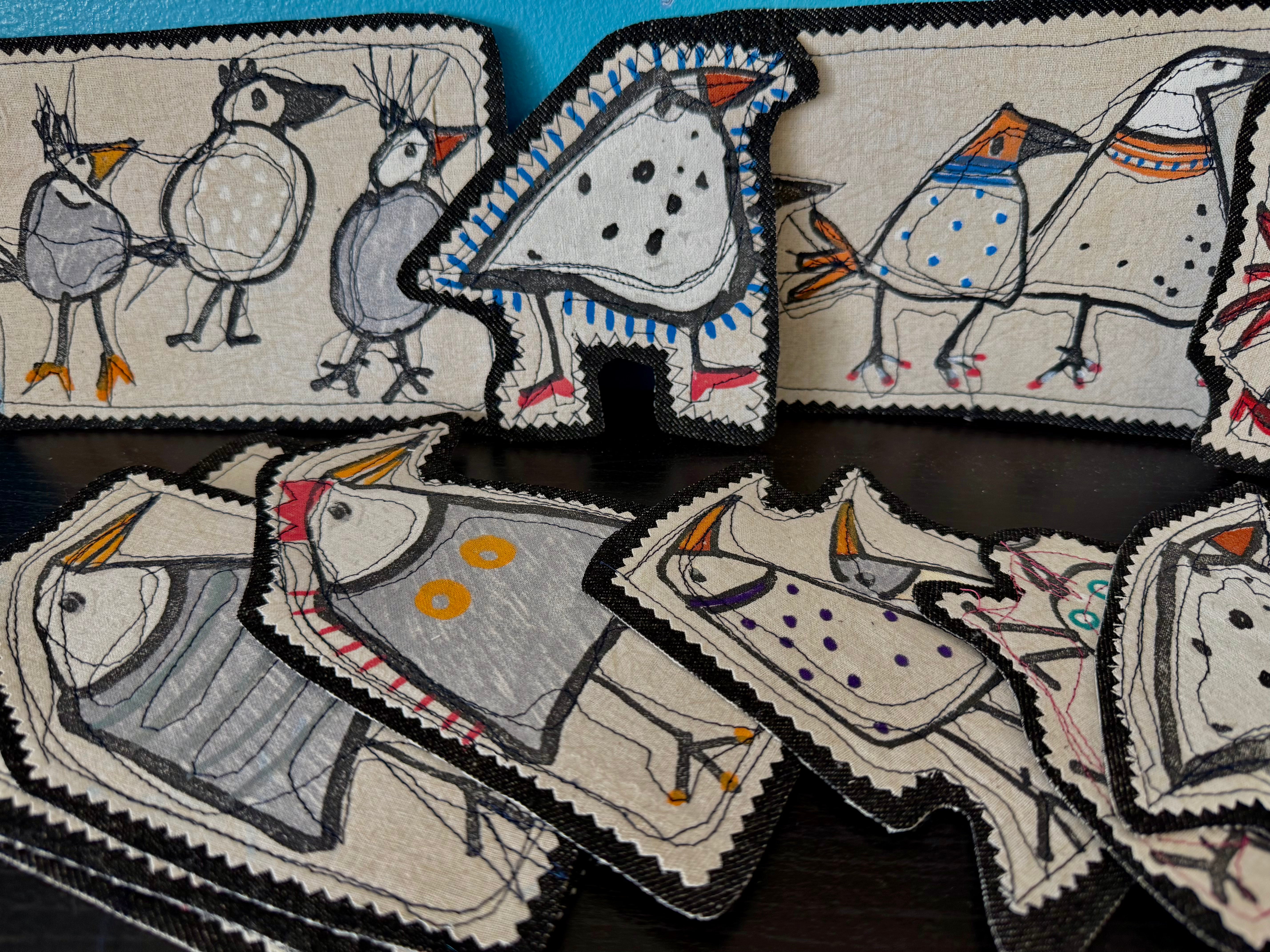 Sandy Garcia: Bird Iron-On Embroidered Patch