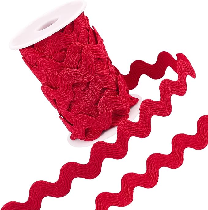 Jumbo Rickrack - Red
