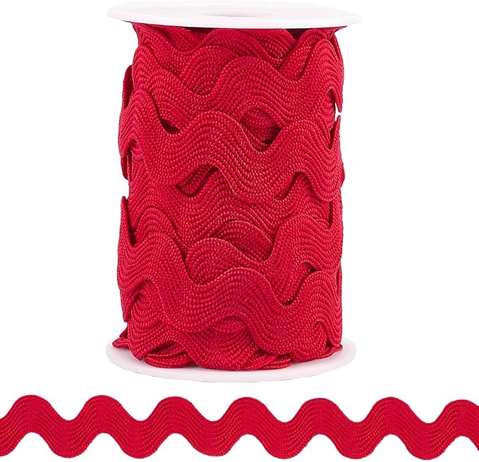 Jumbo Rickrack - Red