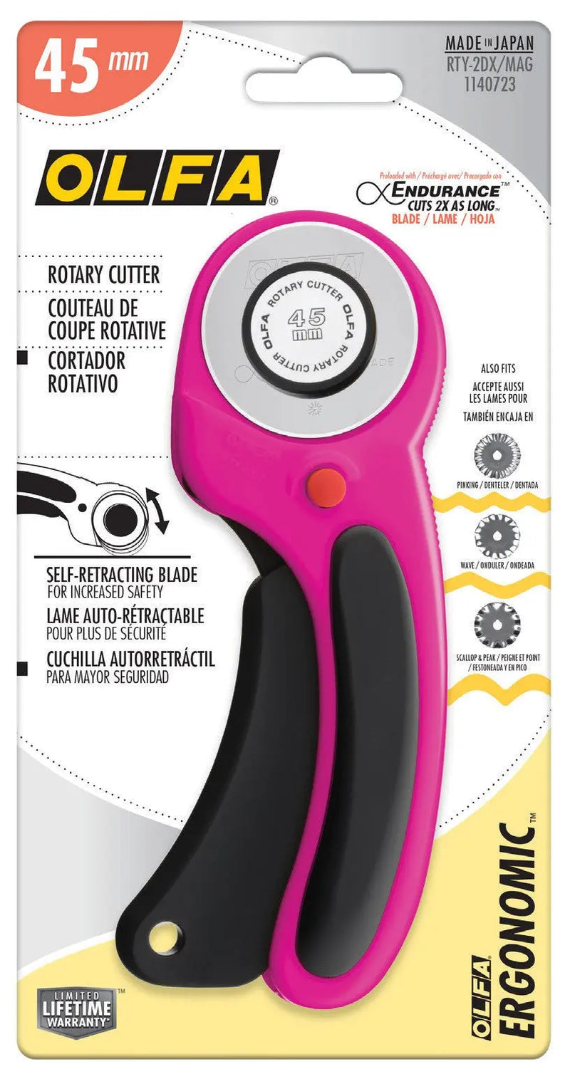 Ergonomic Rotary Cutter - 45mm
