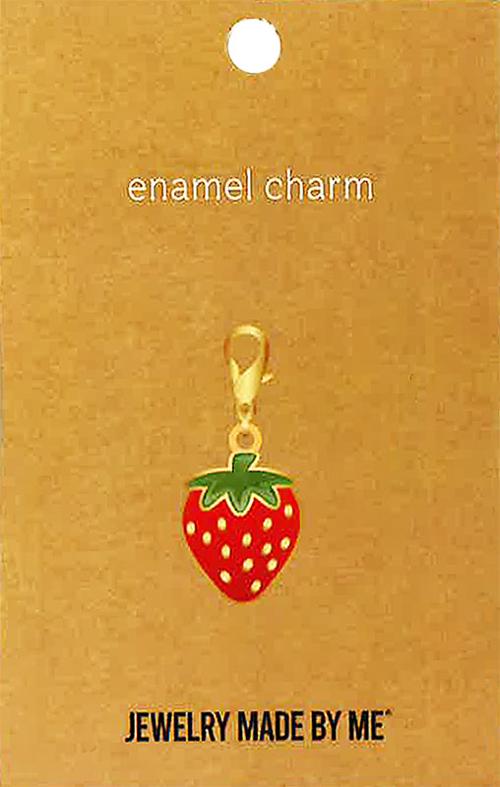 Zipper Charm - Strawberry