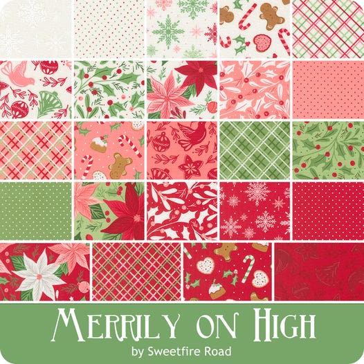 Merrily on High Jelly RollSweetfire Road for Moda Fabrics