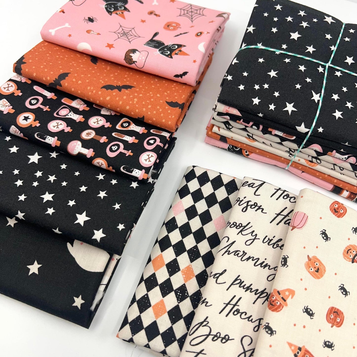 Fat Quarter Bundle of Purrs & Boos (8 Pieces)