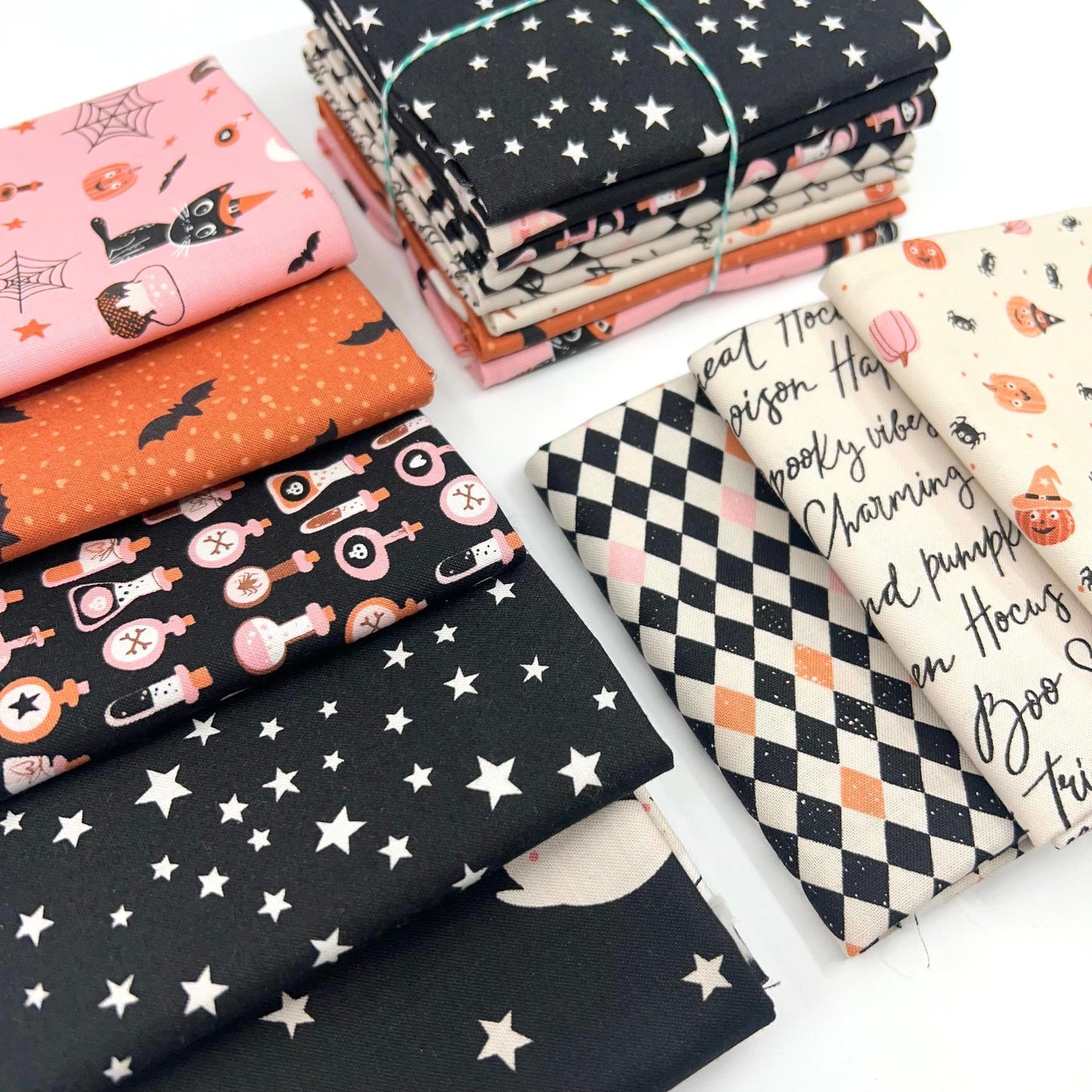 Fat Quarter Bundle of Purrs & Boos (8 Pieces)