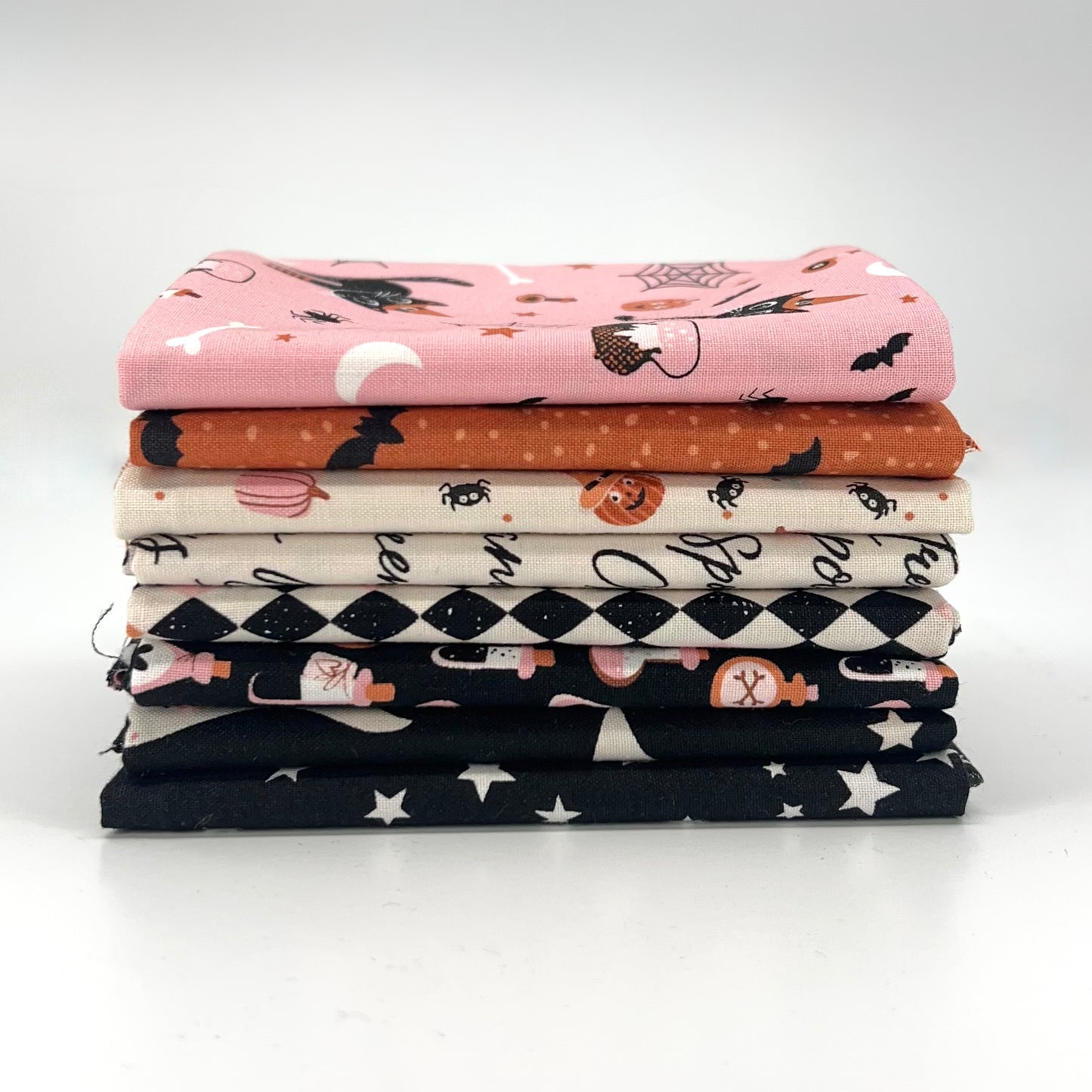 Fat Quarter Bundle of Purrs & Boos (8 Pieces)