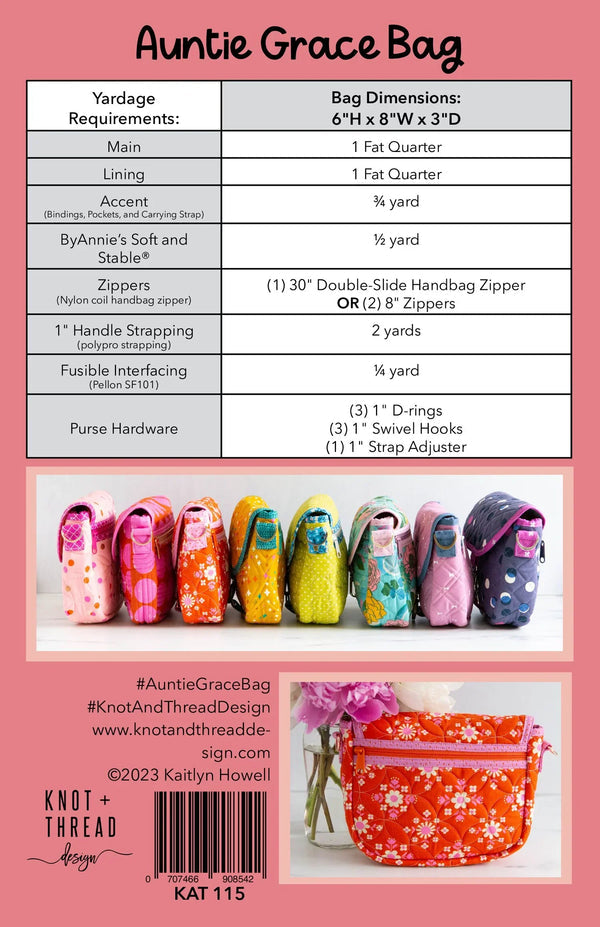 Auntie Grace Bag Pattern