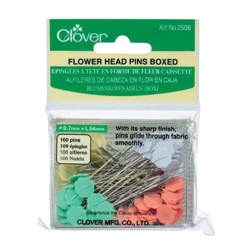 Flower Head Pins Boxed - 100 Count