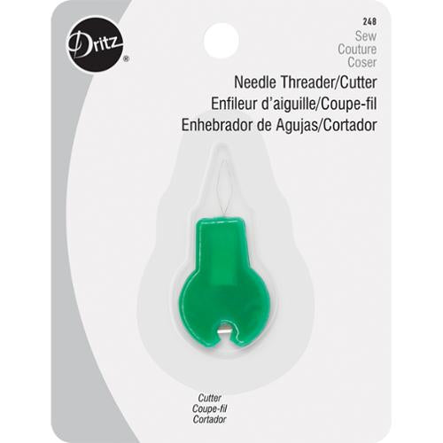 Needle Threader With Cutter