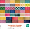 Windham fabrics: 2.5" Strip Roll, Annabel's Blenders: A Ruby + Bee Color Story