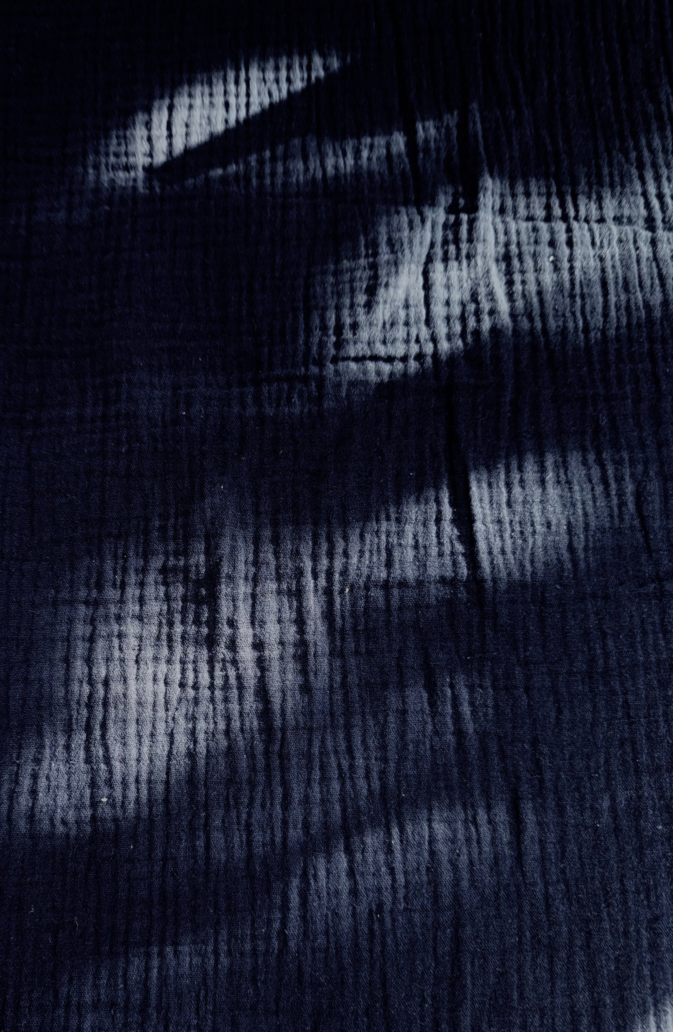 Deadstock Indigo Dream: Organic Cotton Double Gauze