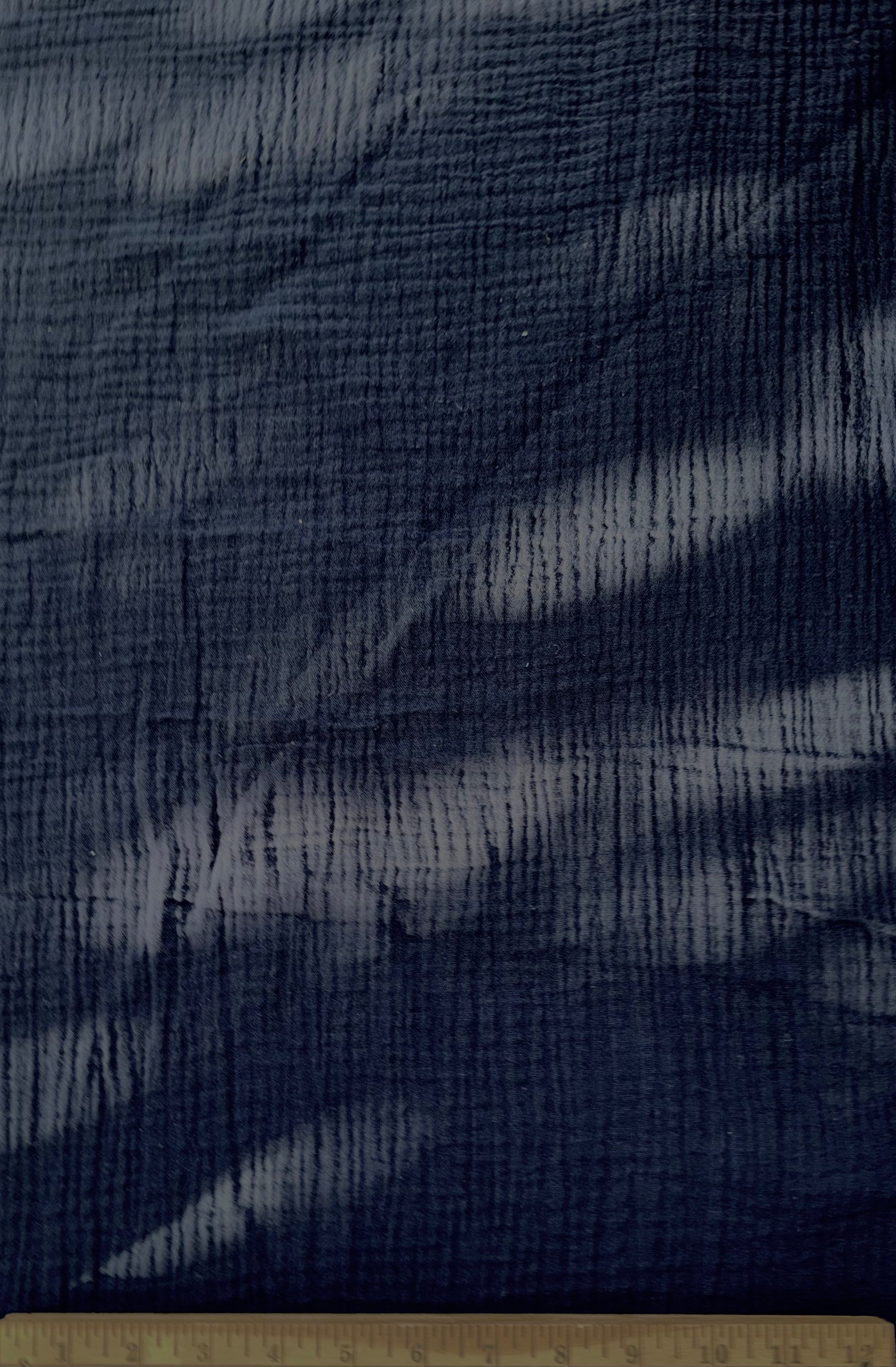 Deadstock Indigo Dream: Organic Cotton Double Gauze