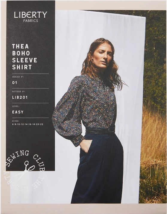 Thea Boho Sleeve Shirt Sewing Pattern