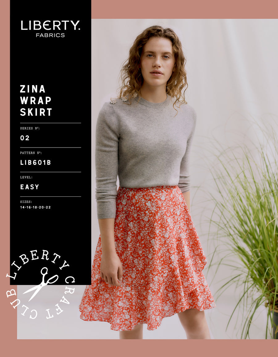 Zina Wrap Skirt Sewing Pattern