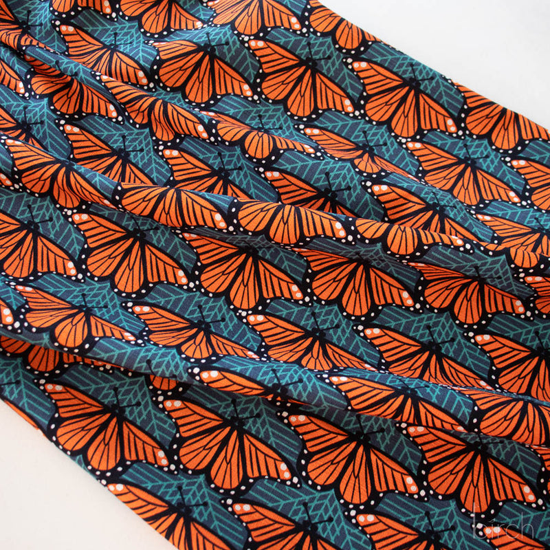 Monarch Butterflies Barkcloth
