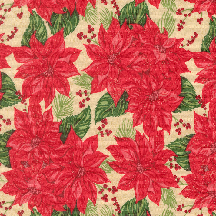 Holiday Cheer: Vintage Poinsettia