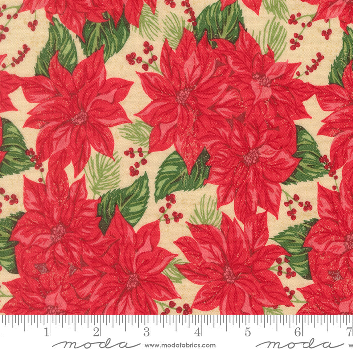 Holiday Cheer: Vintage Poinsettia