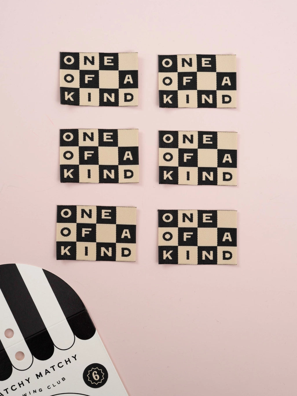 One of A Kind Garment Labels: Set of 6