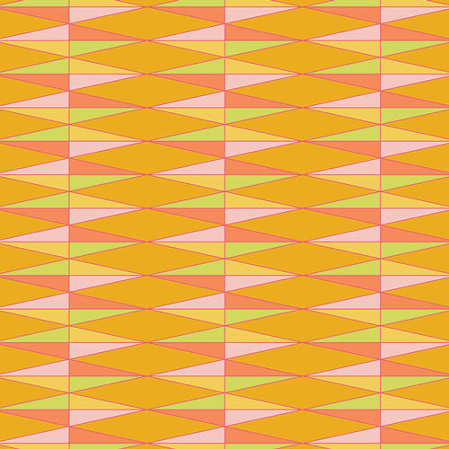 Art Gallery Fabrics: Triangularly Yours – Carrot