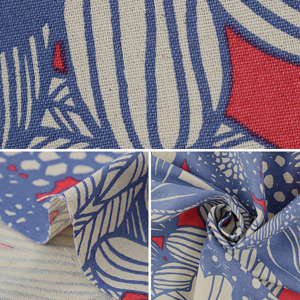 Yuzawaya: Art Flower Red Fabric | Cotton Kobayashi