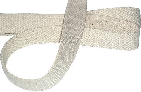 1'' Wide Cotton Webbing | Natural -3yard