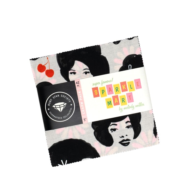 Ruby Star Society: Sparkle Mart by Melody Miller - Charm Pack (5" squares)
