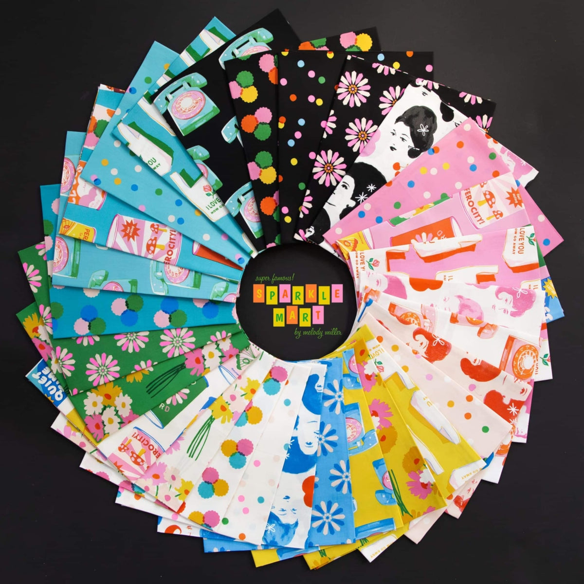 Ruby Star Society: Sparkle Mart by Melody Miller - Charm Pack (5" squares)