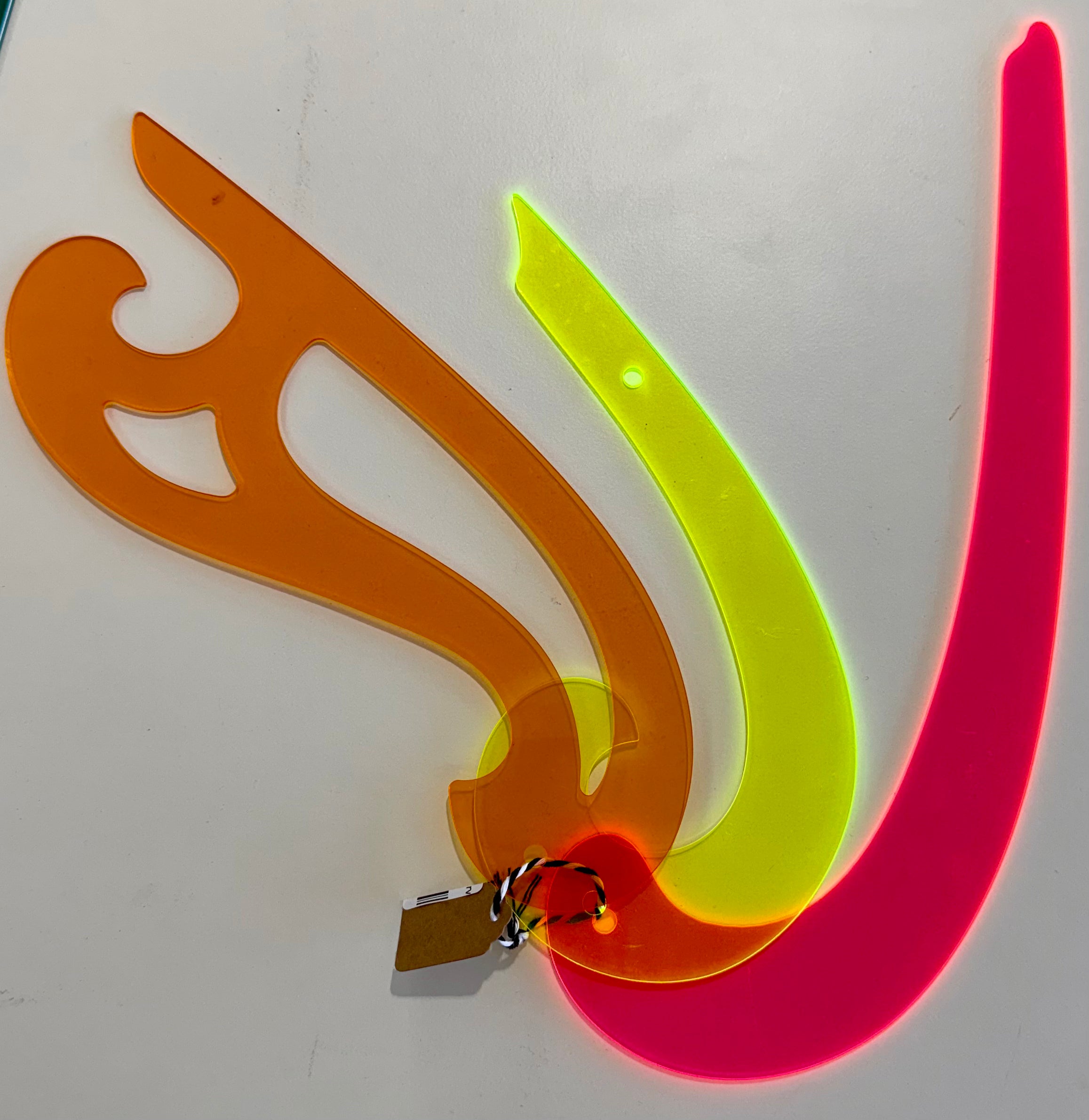 Neon Acrylic French Curve Set