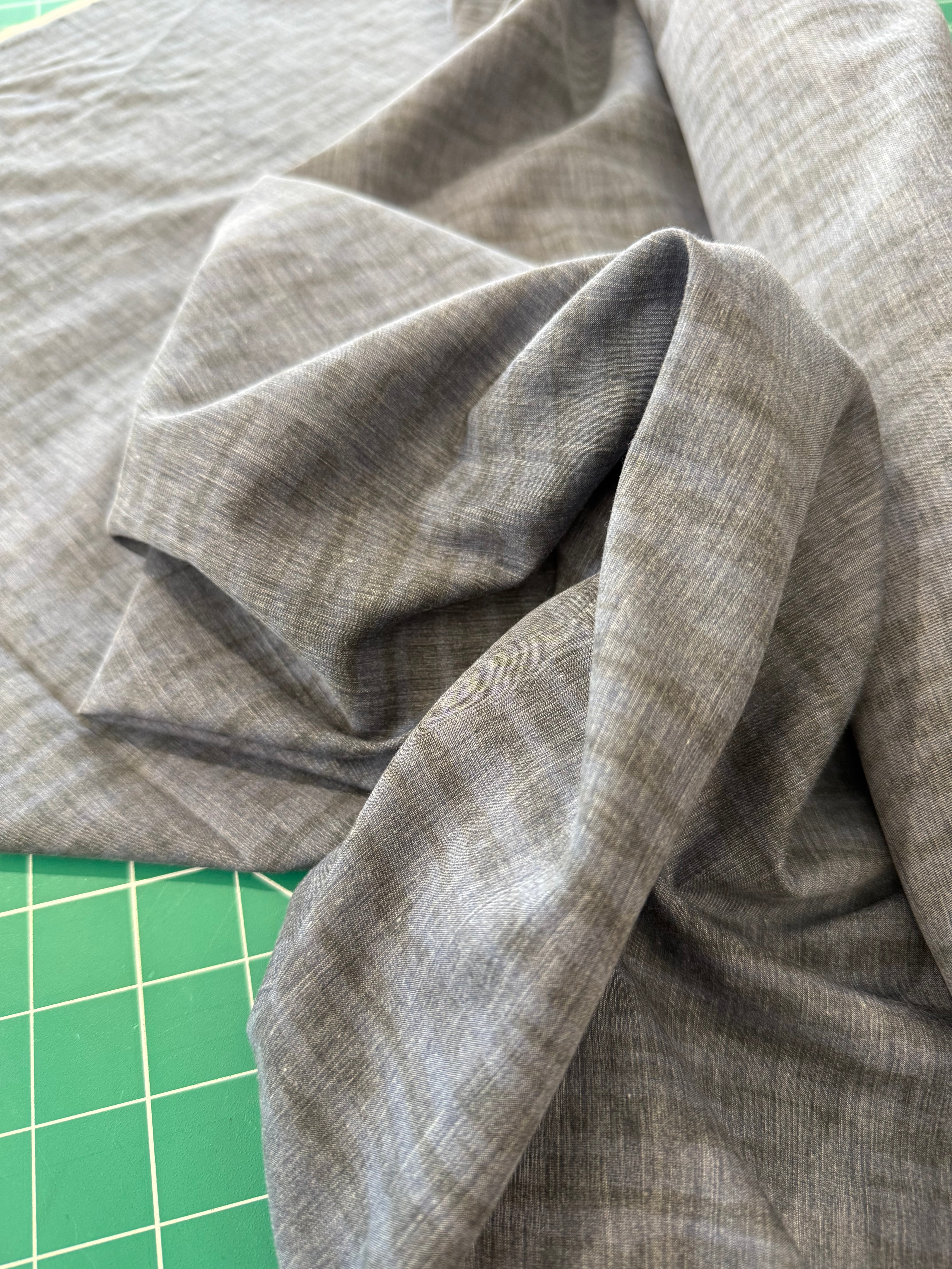 DEADSTOCK: Lightweight Sheer woven, rayon-poly blend