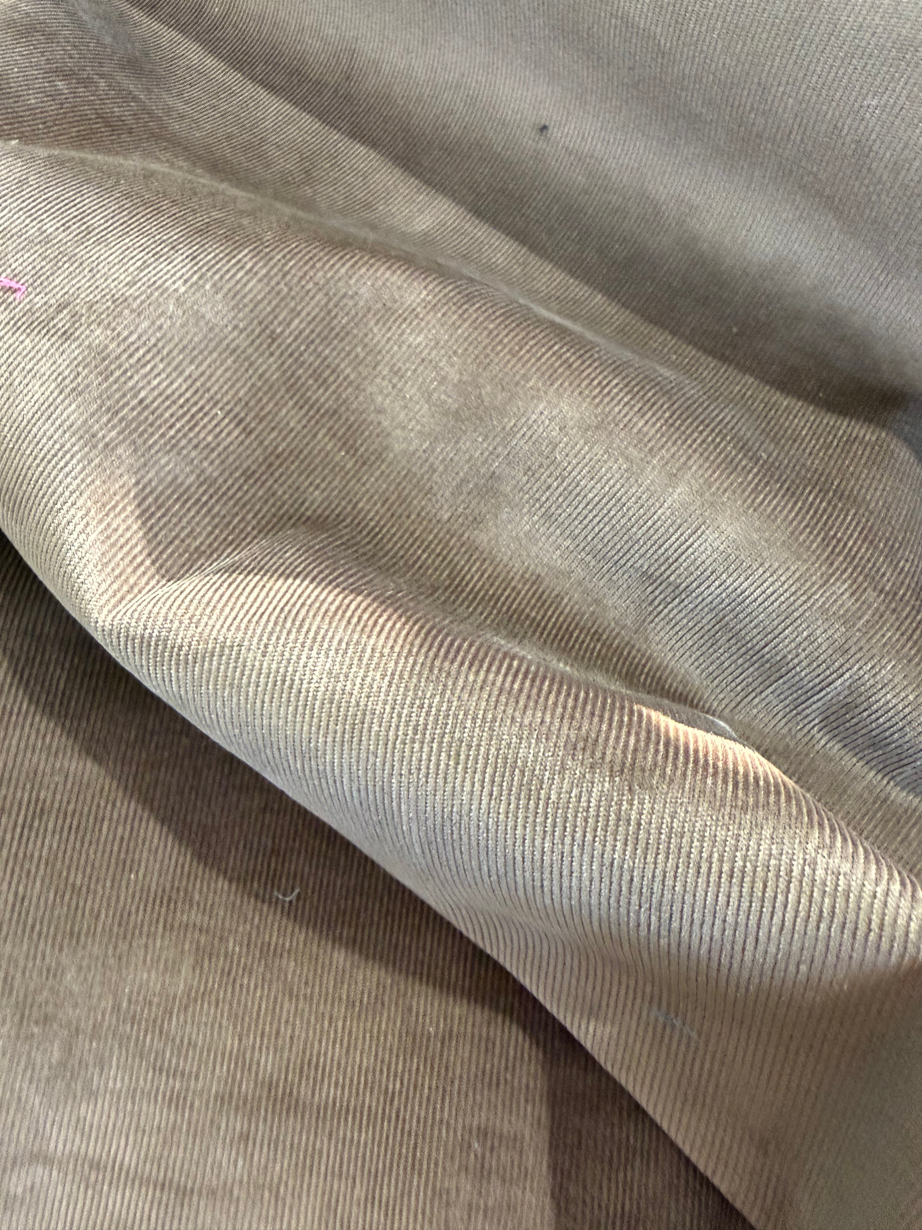 Fine Wale Corduroy-Med Brown