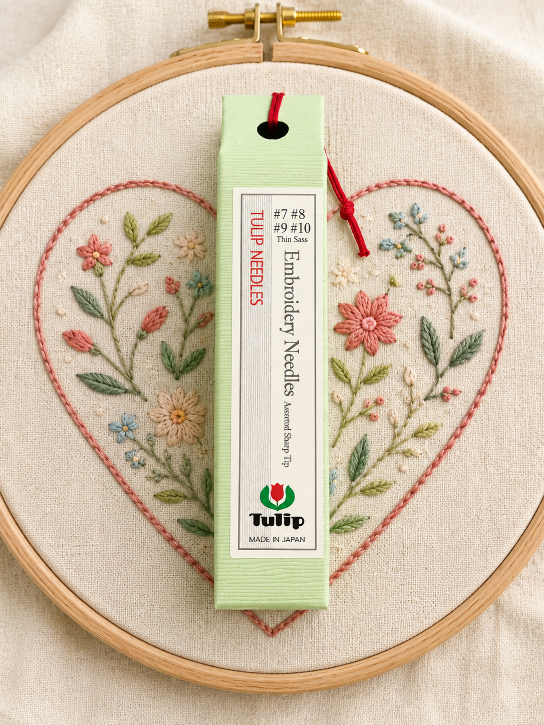 TULIP Embroidery Needles. #7, #8, #9, #10 Thin Sizes