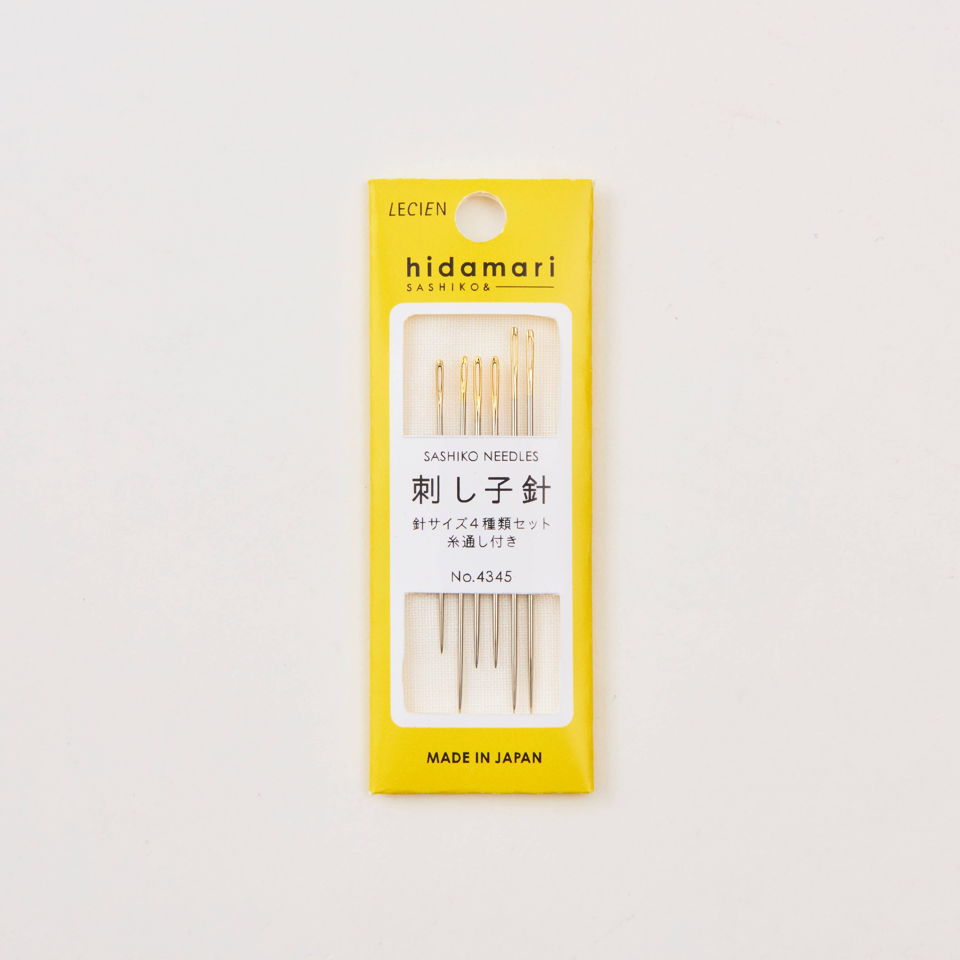 COSMO Hidamari Sashiko Assorted Needle Set (5 Packs)